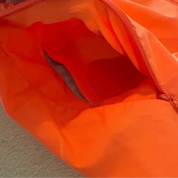 Adidas Running Vibrant Orange Track Jacket Windbreaker Rain Jacket ladies small - Picture 8 of 11